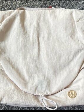 lululemon athletica Pale Pink Curved Crossbody Bag